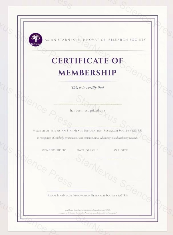ASIRS Membership Certificate